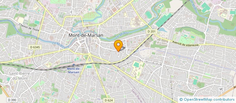 localisation de l'entreprise MONSIEUR MICHAEL GOUR  MONT-DE-MARSAN