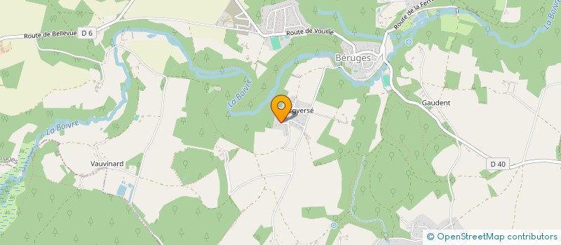 localisation de l'entreprise MONSIEUR MICHAEL GOURDEL  BERUGES