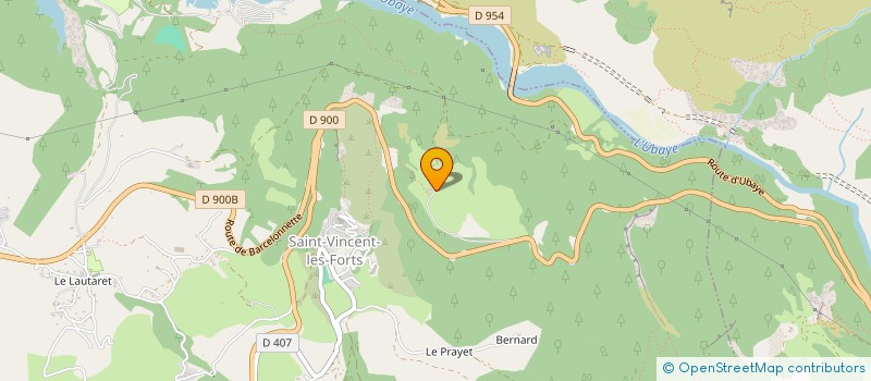 localisation de l'entreprise MONSIEUR MICHAEL GOYARD  UBAYE-SERRE-PONCON