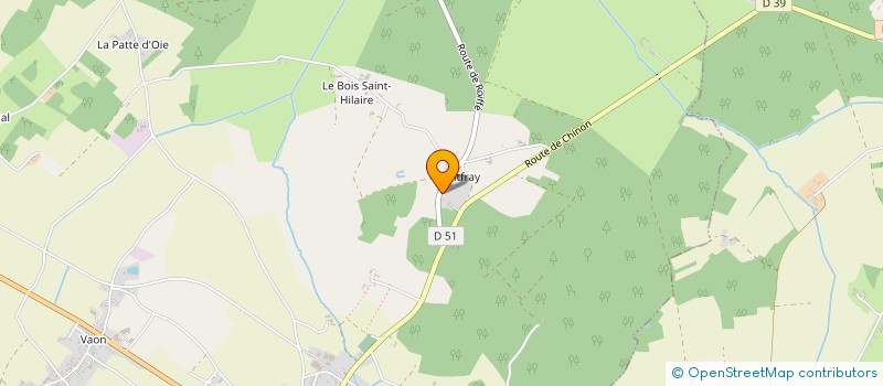 localisation de l'entreprise MONSIEUR MICHAEL GOYET  LES TROIS-MOUTIERS