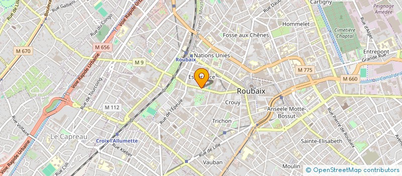 localisation de l'entreprise MONSIEUR MICHAEL GOZET à ROUBAIX