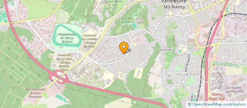 localisation de l'entreprise MONSIEUR MICHAEL GRAF  VANDUVRE-LES-NANCY