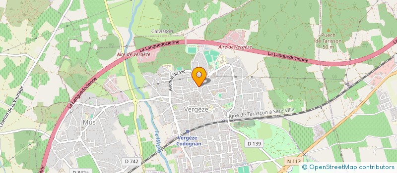 localisation de l'entreprise MONSIEUR MICHAEL GRANCHI  VERGEZE