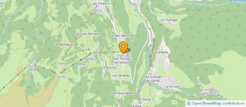 localisation de l'entreprise MONSIEUR MICHAEL GRANDJACQUES  SAINT-GERVAIS-LES-BAINS