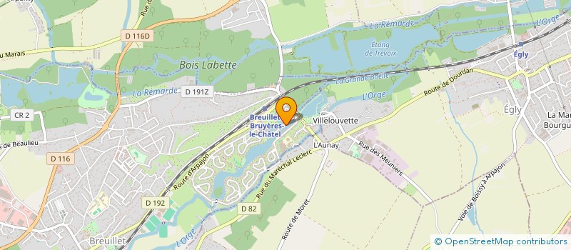 localisation de l'entreprise MONSIEUR MICHAEL GRAS  BREUILLET