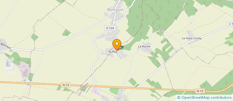 localisation de l'entreprise MONSIEUR MICHAEL GRAVELAIS  VAUX-SUR-EURE