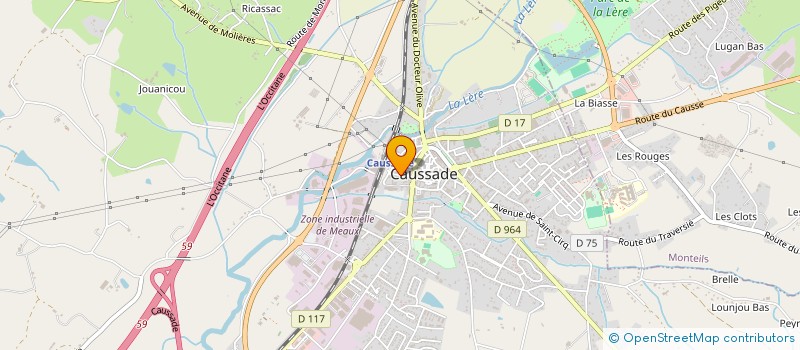 localisation de l'entreprise MONSIEUR MICHAEL GREGORI  CAUSSADE