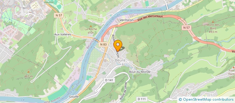 localisation de l'entreprise MONSIEUR MICHAEL GREMION  BEURE