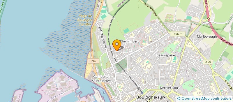 localisation de l'entreprise MONSIEUR MICHAEL GRESSIER  BOULOGNE-SUR-MER