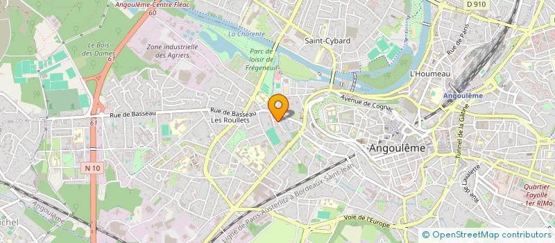 localisation de l'entreprise MONSIEUR MICHAEL GRIMONPON à ANGOULEME
