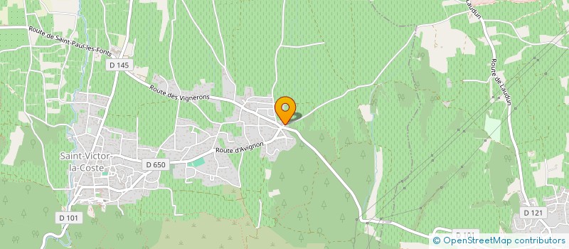 localisation de l'entreprise MONSIEUR MICHAEL GRINE  SAINT-VICTOR-LA-COSTE