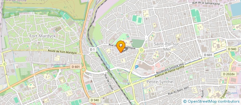 localisation de l'entreprise MONSIEUR MICHAEL GRISOLET à DUNKERQUE