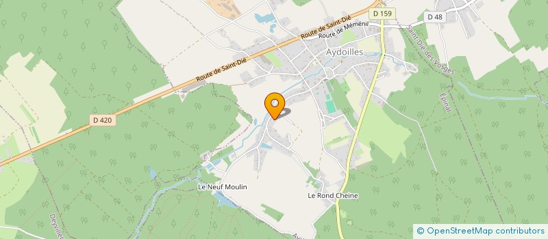 localisation de l'entreprise MONSIEUR MICHAEL GROSDIDIER  VIMENIL