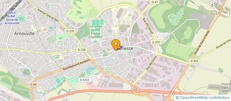 localisation de l'entreprise MONSIEUR MICHAEL GUENOUN  GONESSE