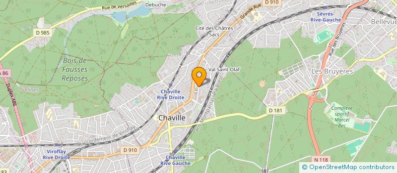 localisation de l'entreprise MONSIEUR MICHAEL GUERRA à CHAVILLE