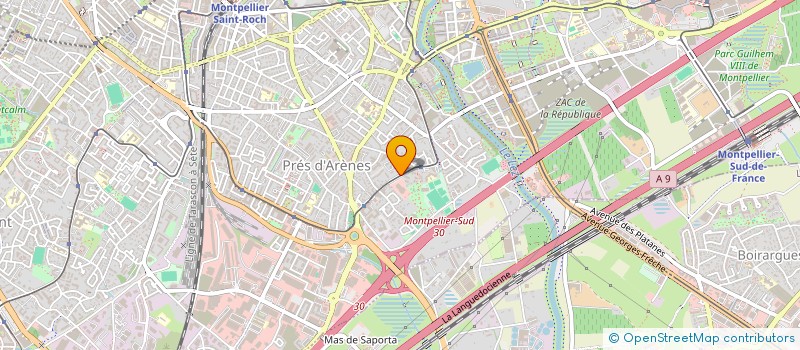 localisation de l'entreprise MONSIEUR MICHAEL GUEYLARD  MONTPELLIER