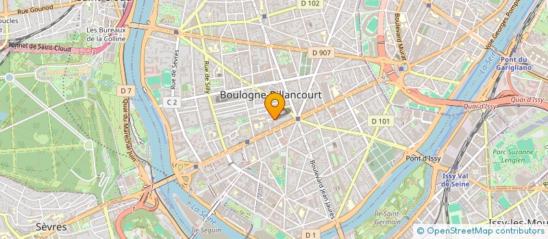 localisation de l'entreprise MONSIEUR MICHAEL GUICHARD à BOULOGNE-BILLANCOURT