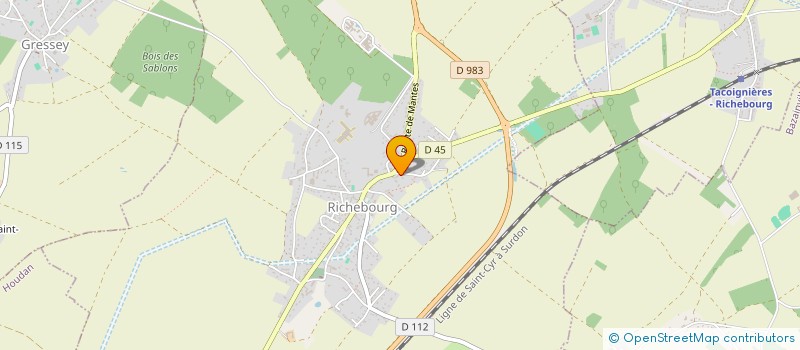 localisation de l'entreprise MONSIEUR MICHAEL GUICHARD  RICHEBOURG