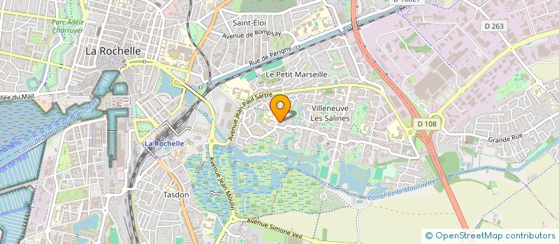 localisation de l'entreprise MONSIEUR MICHAEL GUICHARD  LA ROCHELLE