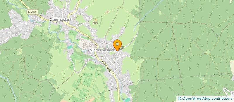 localisation de l'entreprise MONSIEUR MICHAEL GUILLAUME  NIEDERHASLACH