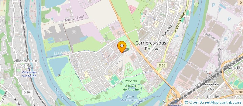 localisation de l'entreprise MONSIEUR MICHAEL GUILLERMET  CARRIERES-SOUS-POISSY