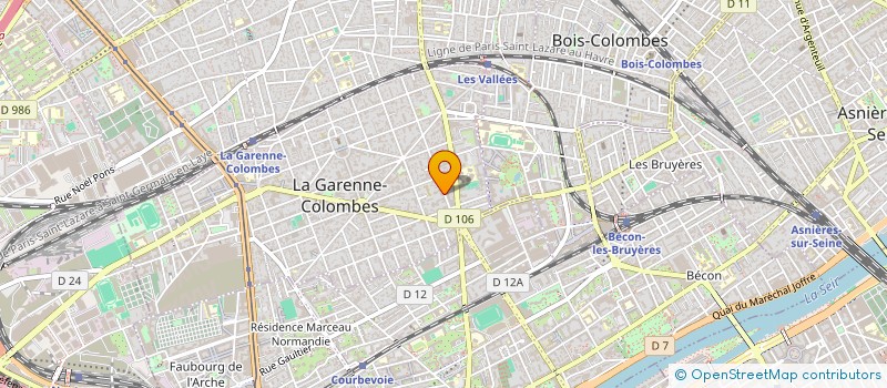 localisation de l'entreprise MONSIEUR MICHAEL GUIMOND à LA GARENNE-COLOMBES