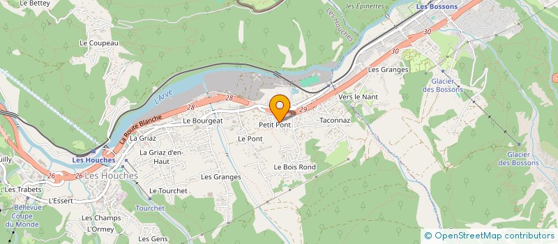 localisation de l'entreprise MONSIEUR MICHAEL HADLEY à LES HOUCHES