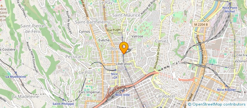 localisation de l'entreprise MONSIEUR MICHAEL HALIOUA  NICE