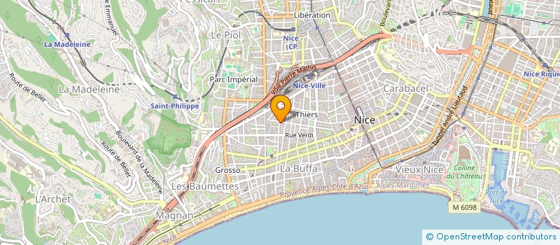 localisation de l'entreprise MONSIEUR MICHAEL HAMMOU  NICE