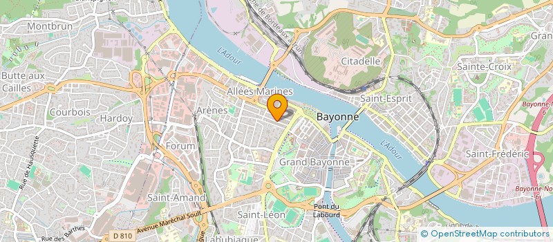 localisation de l'entreprise MONSIEUR MICHAEL HARISMENDY à BAYONNE