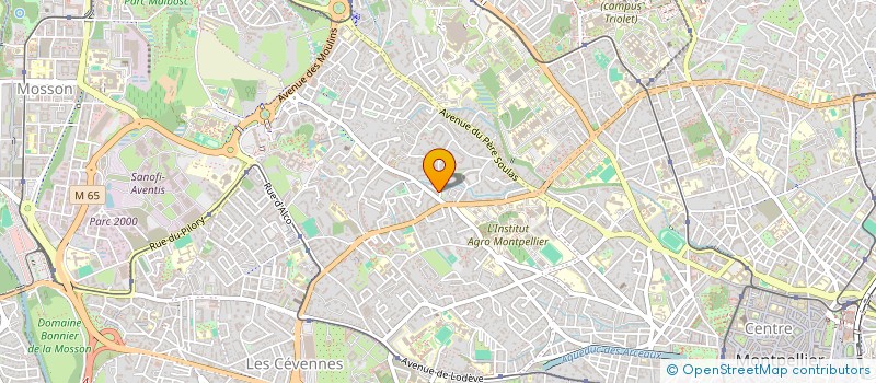 localisation de l'entreprise MONSIEUR MICHAEL HASSANALY  MONTPELLIER