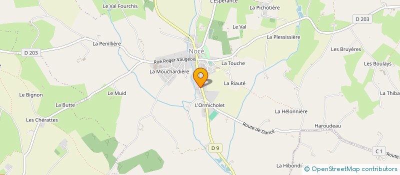 localisation de l'entreprise MONSIEUR MICHAEL HAUDIERE à PERCHE-EN-NOCE