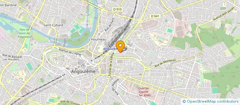 localisation de l'entreprise MONSIEUR MICHAEL HEITZ à ANGOULEME