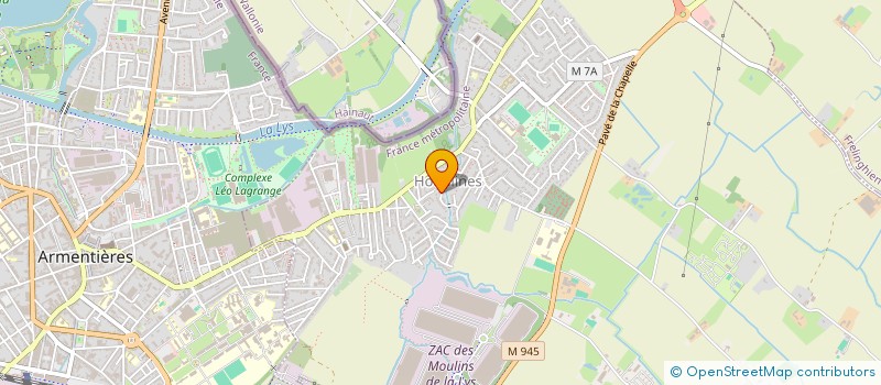 localisation de l'entreprise MONSIEUR MICHAEL HENON  HOUPLINES