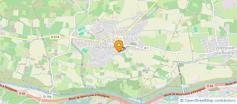 localisation de l'entreprise MONSIEUR MICHAEL HERISSANT  PEZILLA DE LA RIVIERE