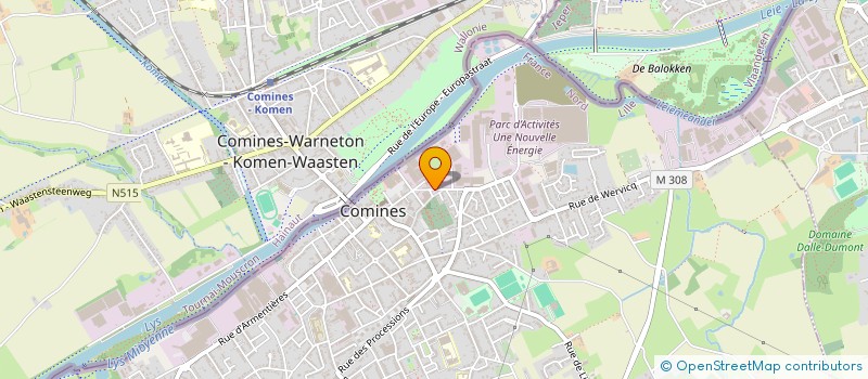 localisation de l'entreprise MONSIEUR MICHAEL HERNANDEZ SANCHEZ  COMINES