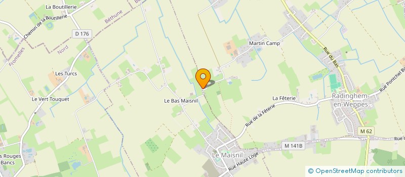 localisation de l'entreprise MONSIEUR MICHAEL HERRENG  RADINGHEM-EN-WEPPES