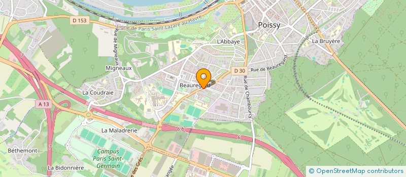 localisation de l'entreprise MONSIEUR MICHAEL HEYNEN  POISSY