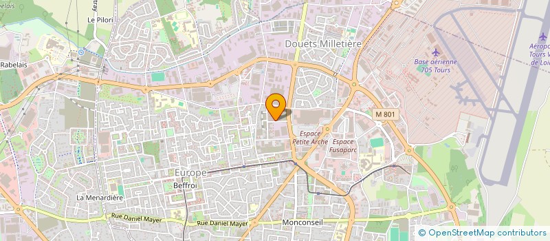 localisation de l'entreprise MONSIEUR MICHAEL HILAIRE  TOURS