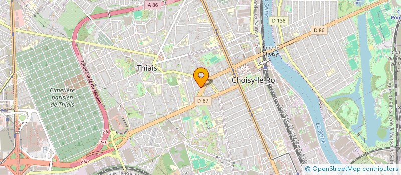 localisation de l'entreprise MONSIEUR MICHAEL HIPPIAS  THIAIS