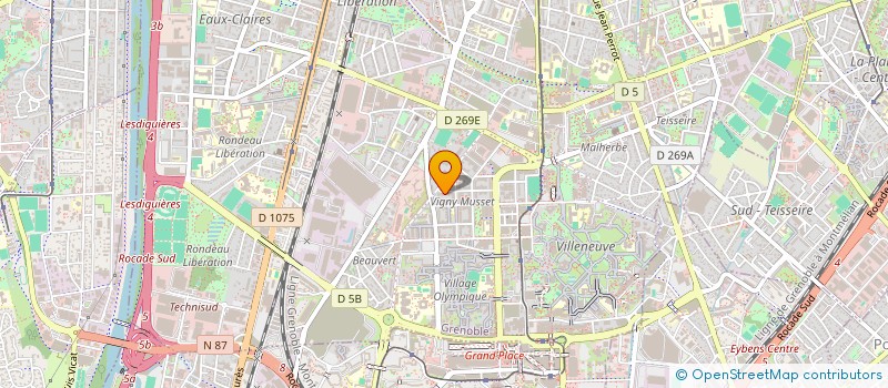 localisation de l'entreprise MONSIEUR MICHAEL HIRUY à GRENOBLE