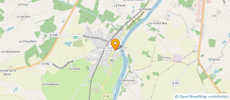 localisation de l'entreprise MONSIEUR MICHAEL HOLLEY  ANSAC-SUR-VIENNE