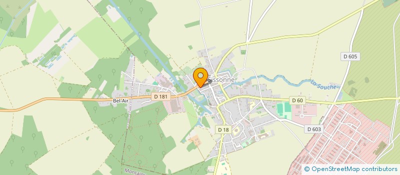 localisation de l'entreprise MONSIEUR MICHAEL HOLYAVKO  SISSONNE