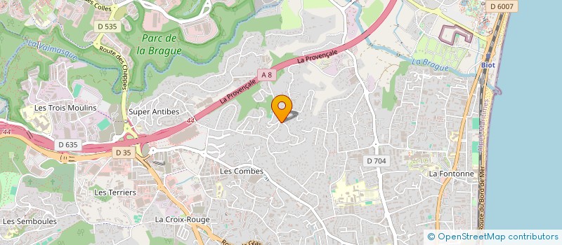 localisation de l'entreprise MONSIEUR MICHAEL HORAN  ANTIBES