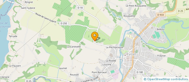 localisation de l'entreprise MONSIEUR MICHAEL HORWOOD  EYMET