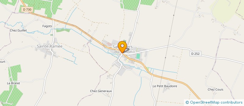 localisation de l'entreprise MONSIEUR MICHAEL HUCKETT  SAINT-CIERS-DU-TAILLON