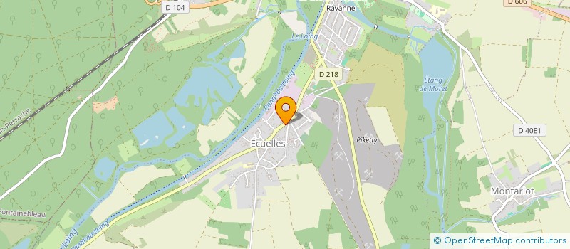 localisation de l'entreprise MONSIEUR MICHAEL HULAK  MORET-LOING-ET-ORVANNE