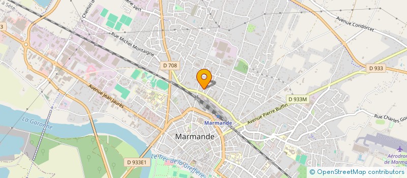 localisation de l'entreprise MONSIEUR MICHAEL IPERT  MARMANDE