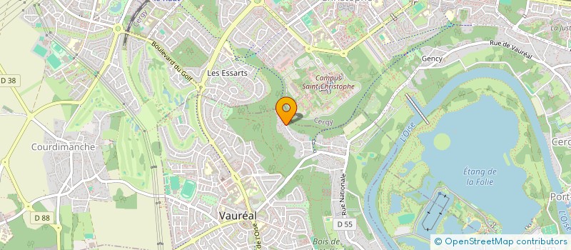 localisation de l'entreprise MONSIEUR MICHAEL IWINSKI  VAUREAL