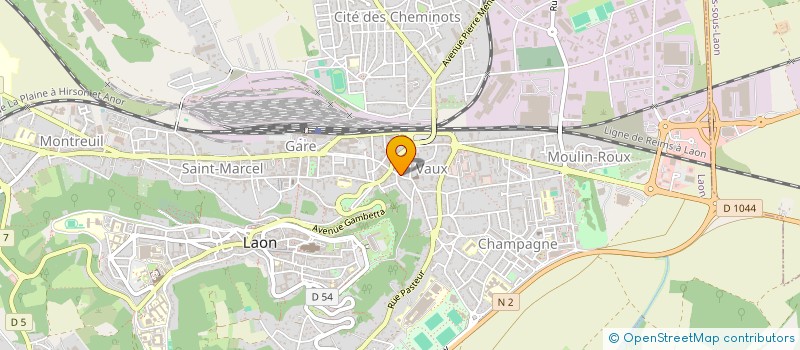 localisation de l'entreprise MONSIEUR MICHAEL JACOB  LAON